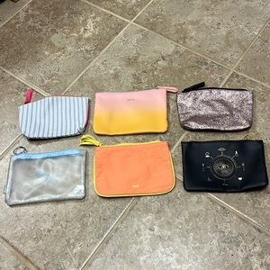 SIX IPSY Makeup Bags